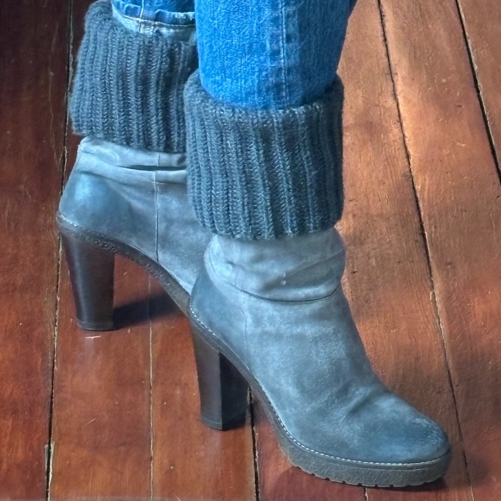 Kennel & Schmenger 4" Suede Platform Boots - EUR 40